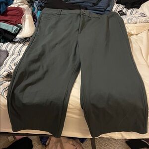 Torrid Dark Green Wide Leg Pants